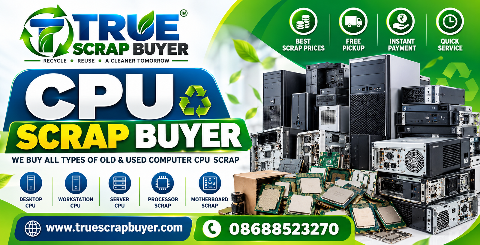 CPU Scrap Buyer in Hyderabad