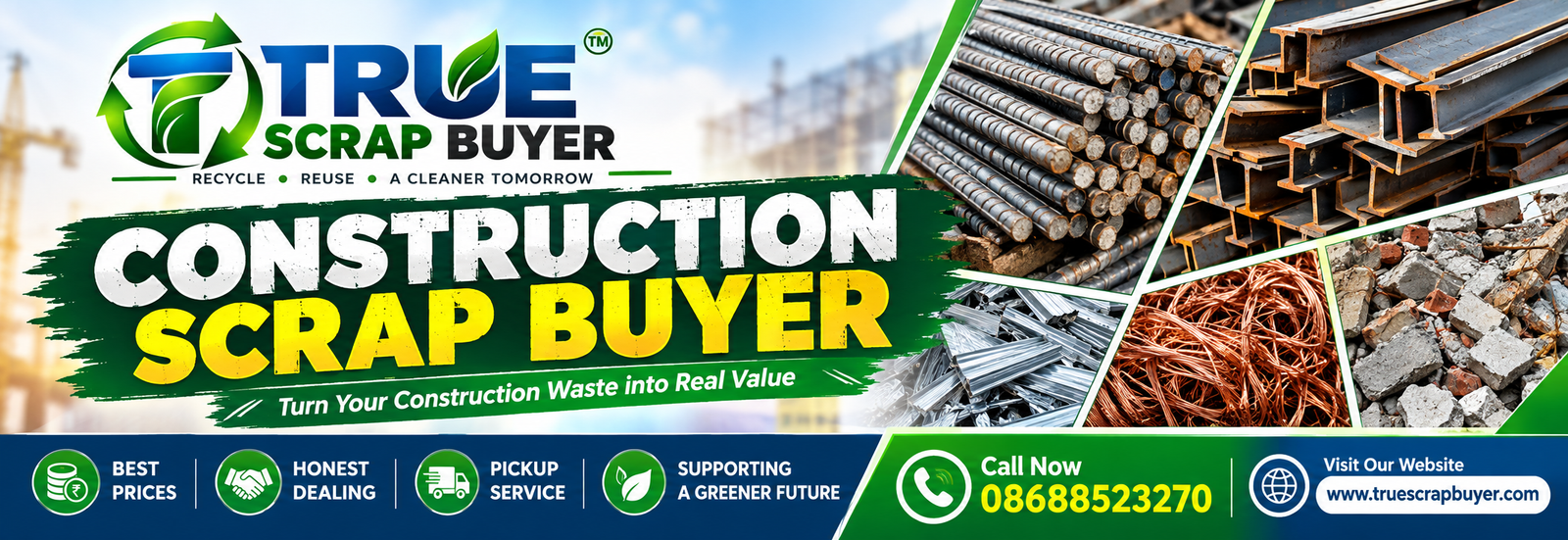 Construction Scrap Buyers in Hyderabad