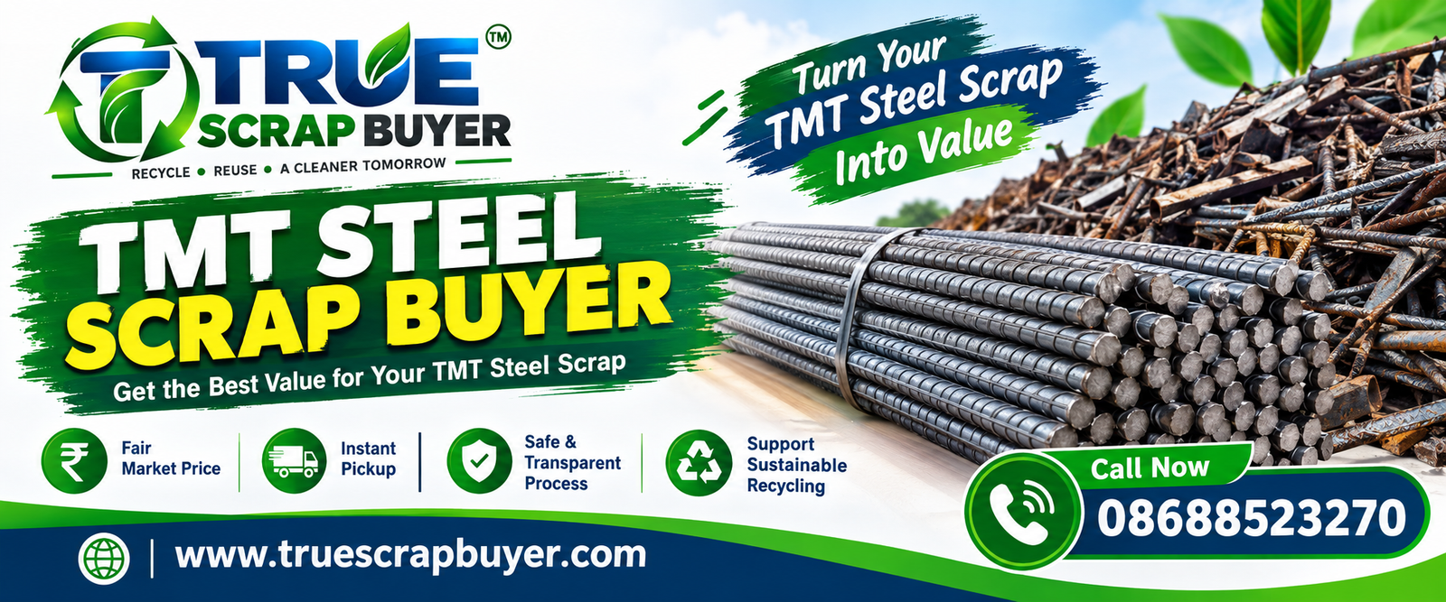 TMT Steel Scrap Buyers in Hyderabad