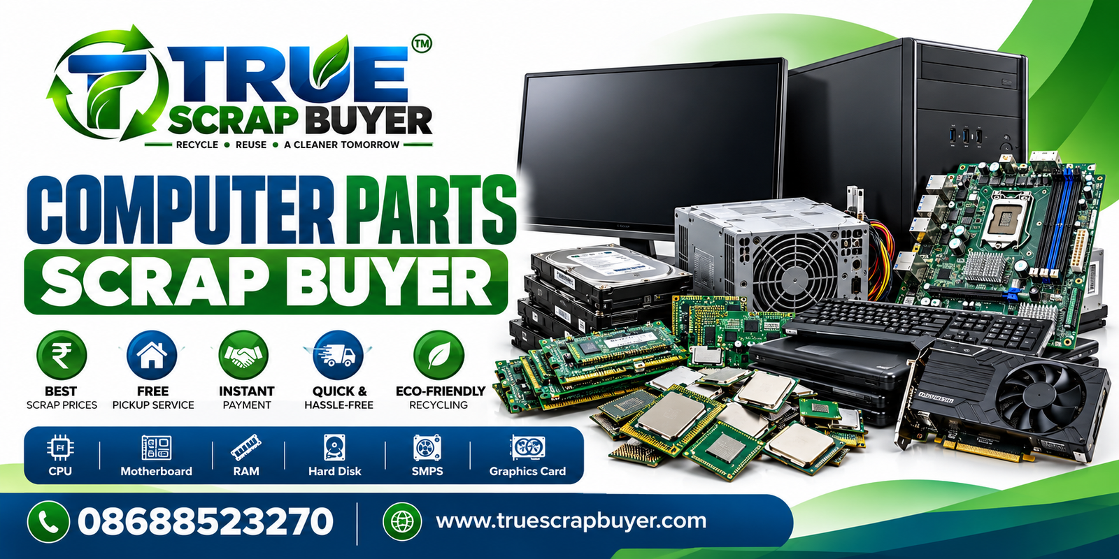 Computer Parts Scrap Buyer in Hyderabad