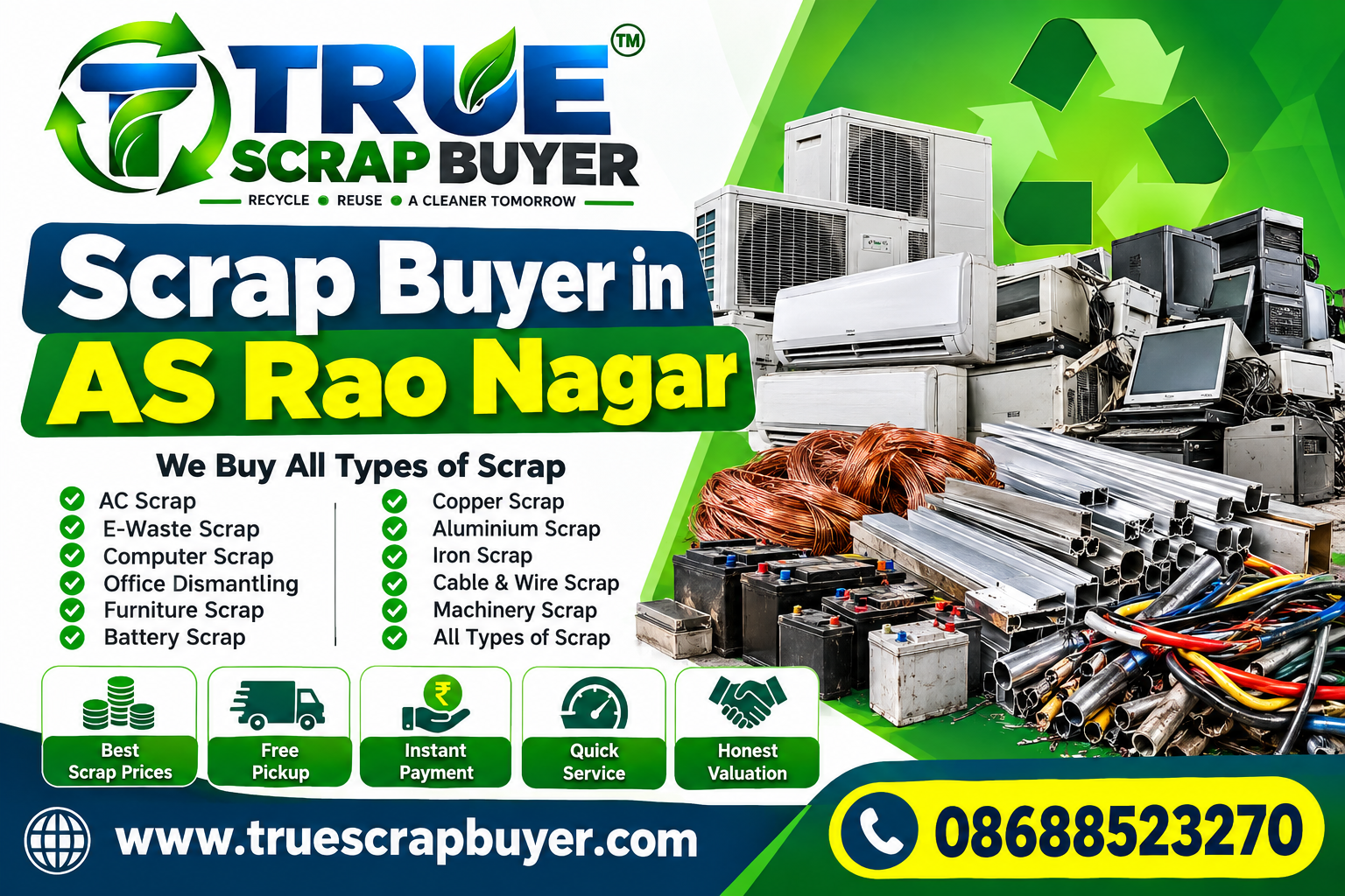 Scrap Buyer in AS Rao Nagar