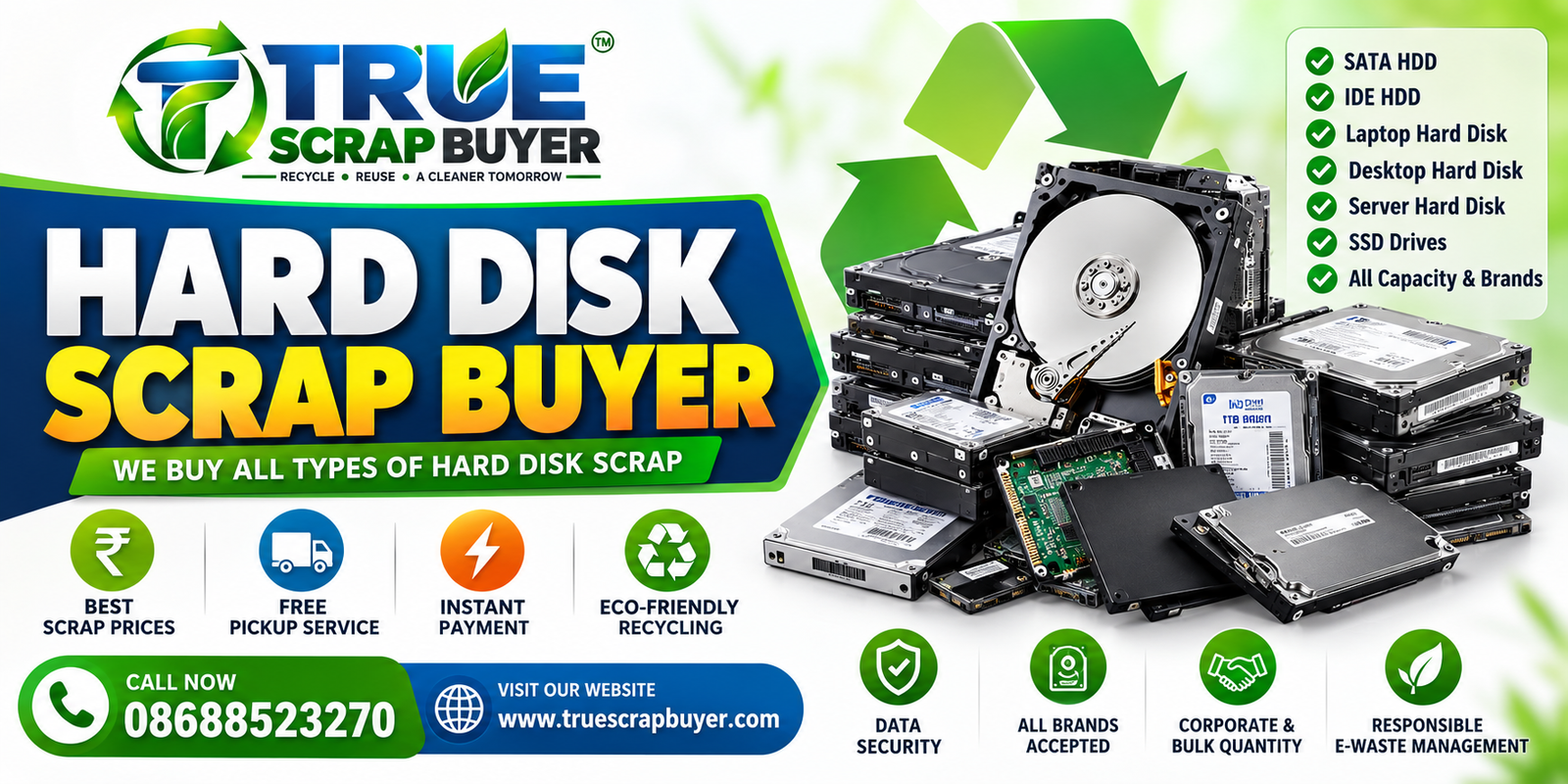Hard Disk Scrap Buyer in Hyderabad