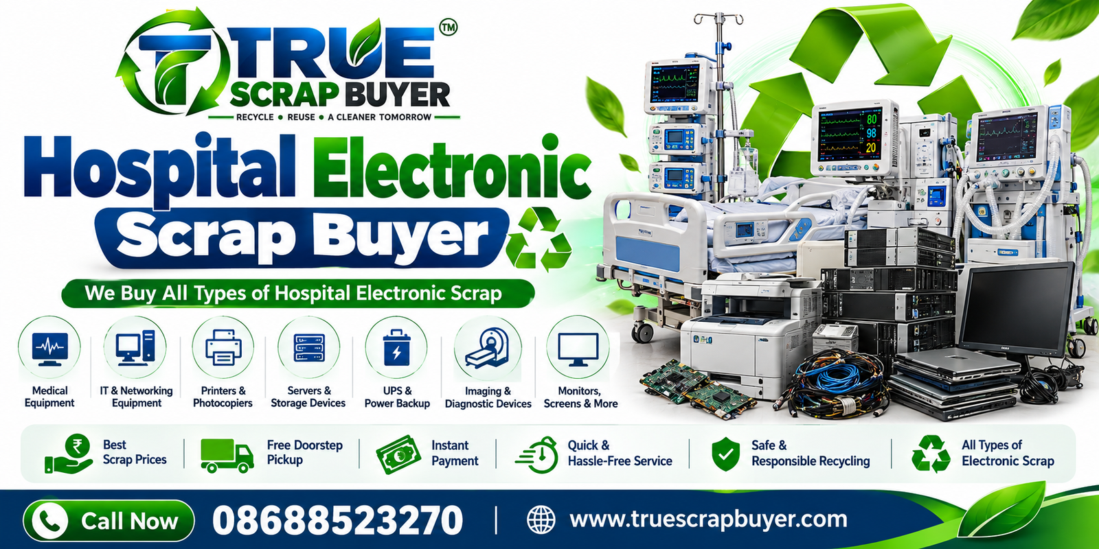 Hospital Electronic Scrap Buyer in Hyderabad