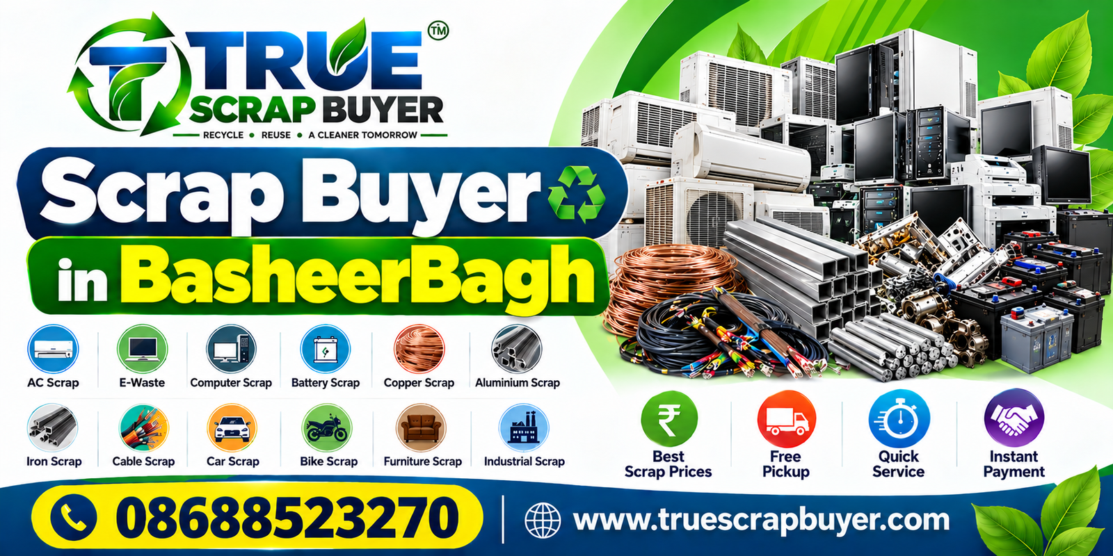 Scrap Buyer in Basheerbagh