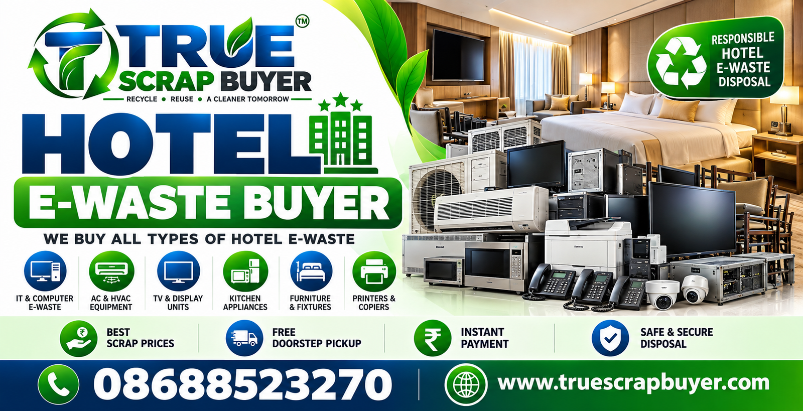 Hotel E-Waste Buyer in Hyderabad