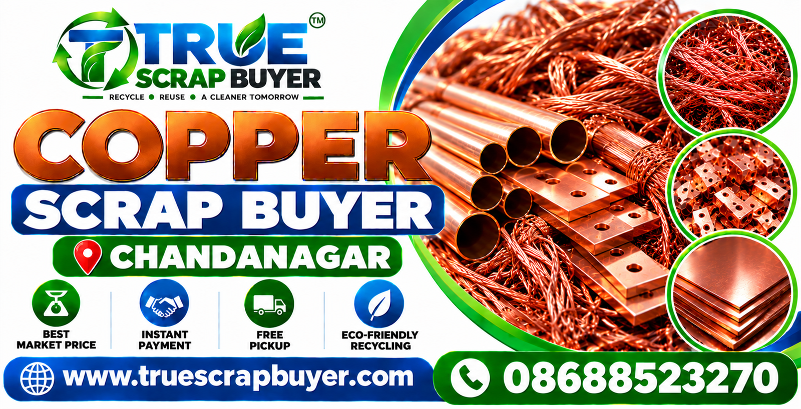Copper Scrap Buyer in Chandanagar