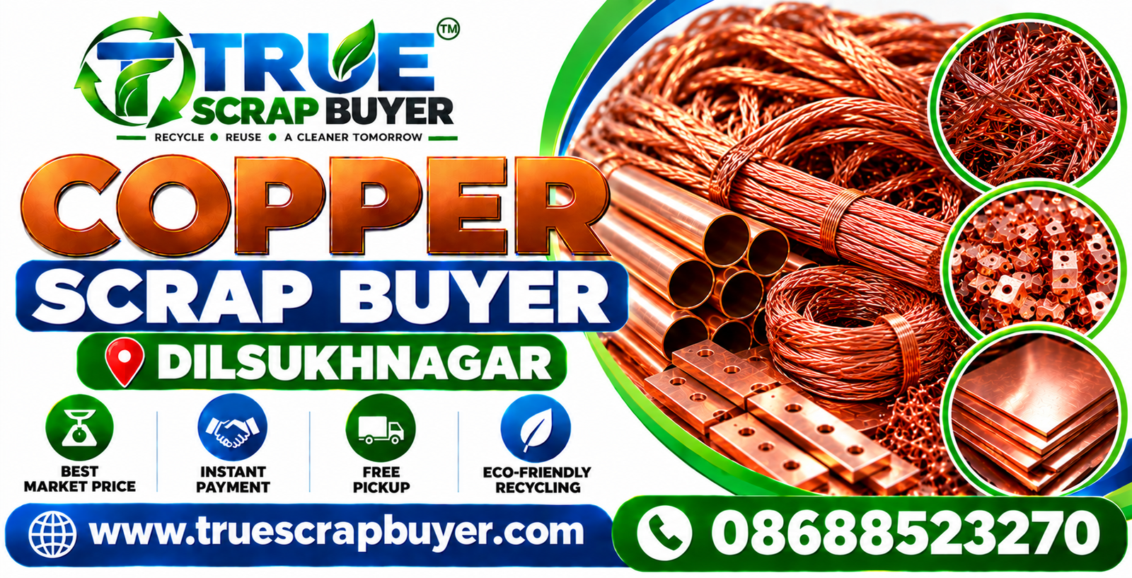 Copper Scrap Buyer in Dilsukhnagar