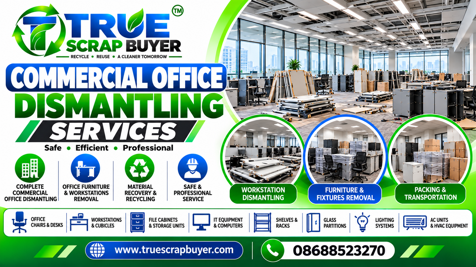 Commercial Office Dismantling in Hyderabad