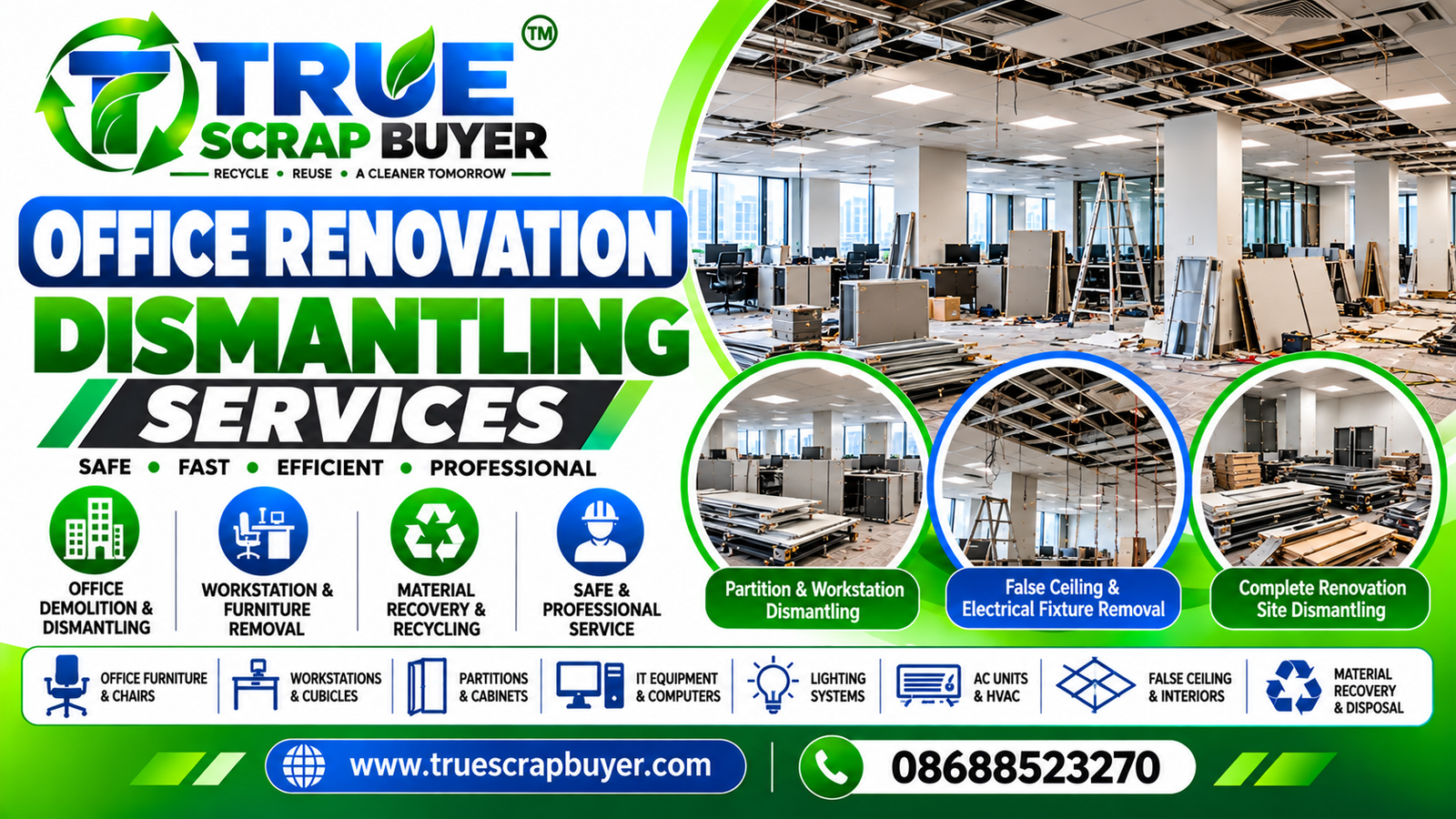 Office Renovation Dismantling in Hyderabad