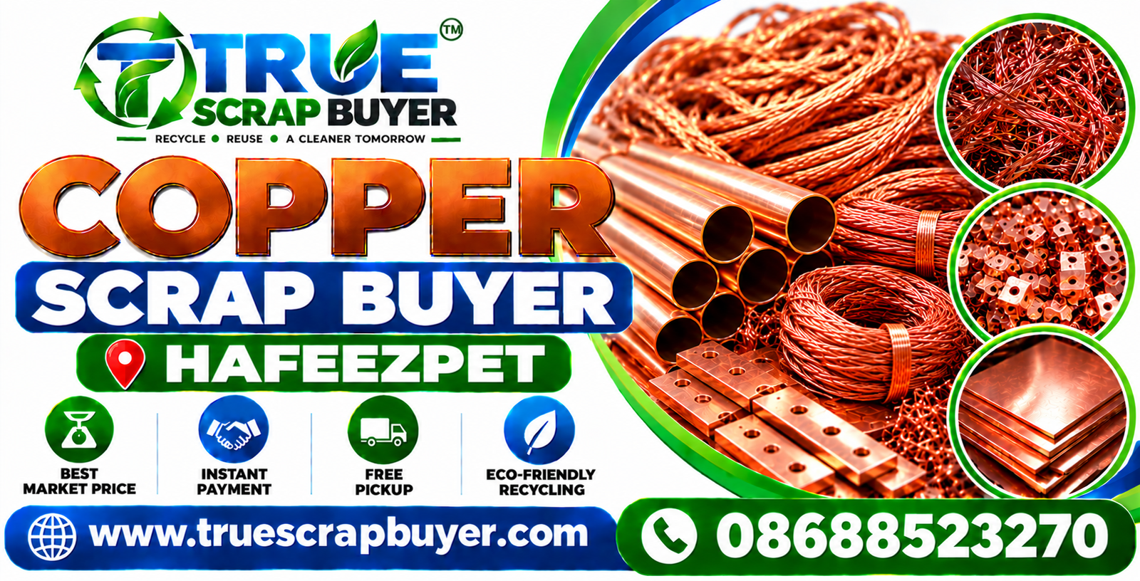 Copper Scrap Buyer in Hafeezpet