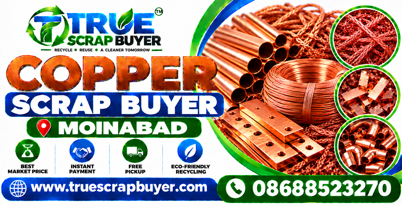 Copper Scrap Buyer in Moinabad