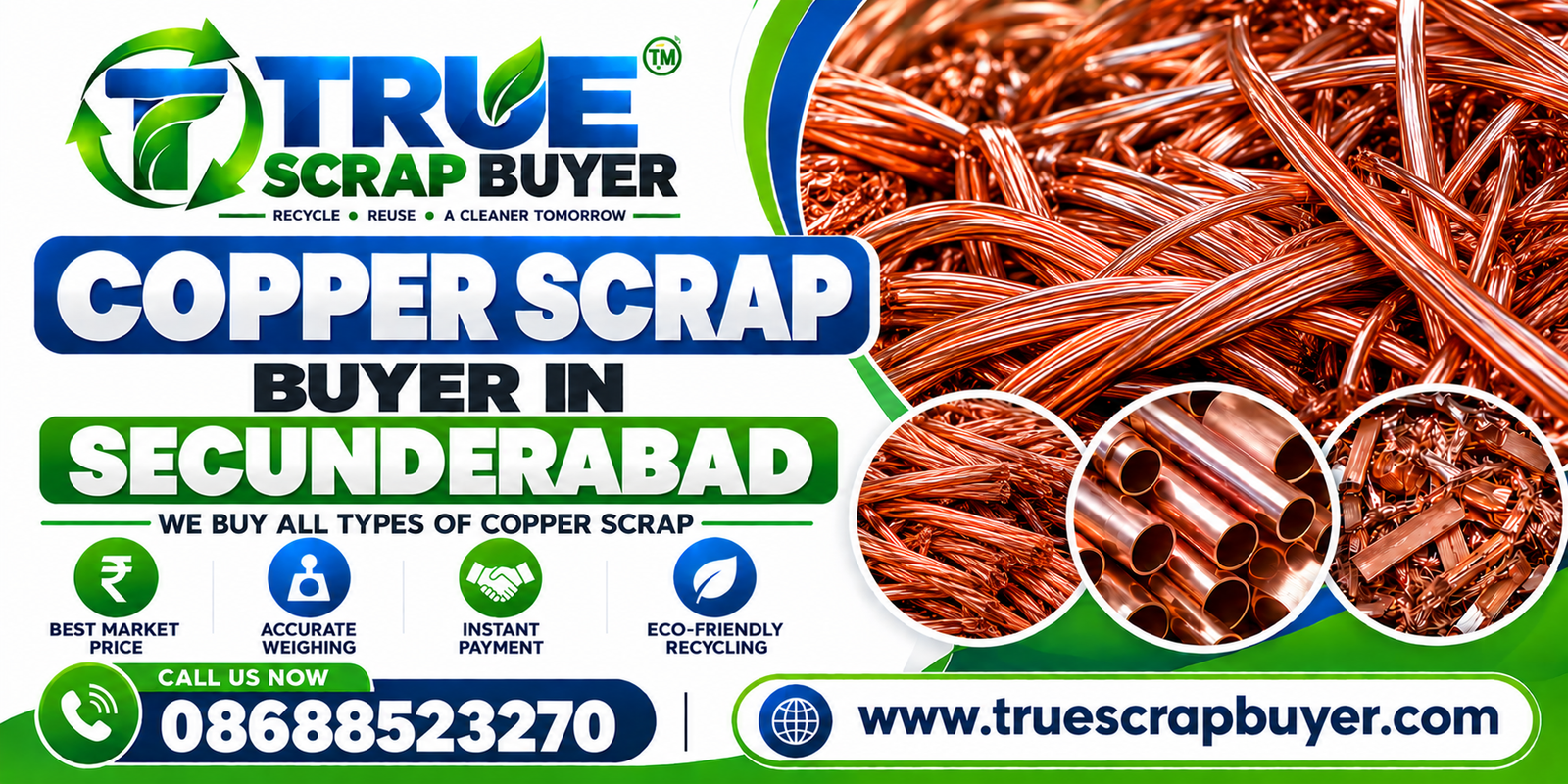 Copper Scrap Buyer in Secunderabad