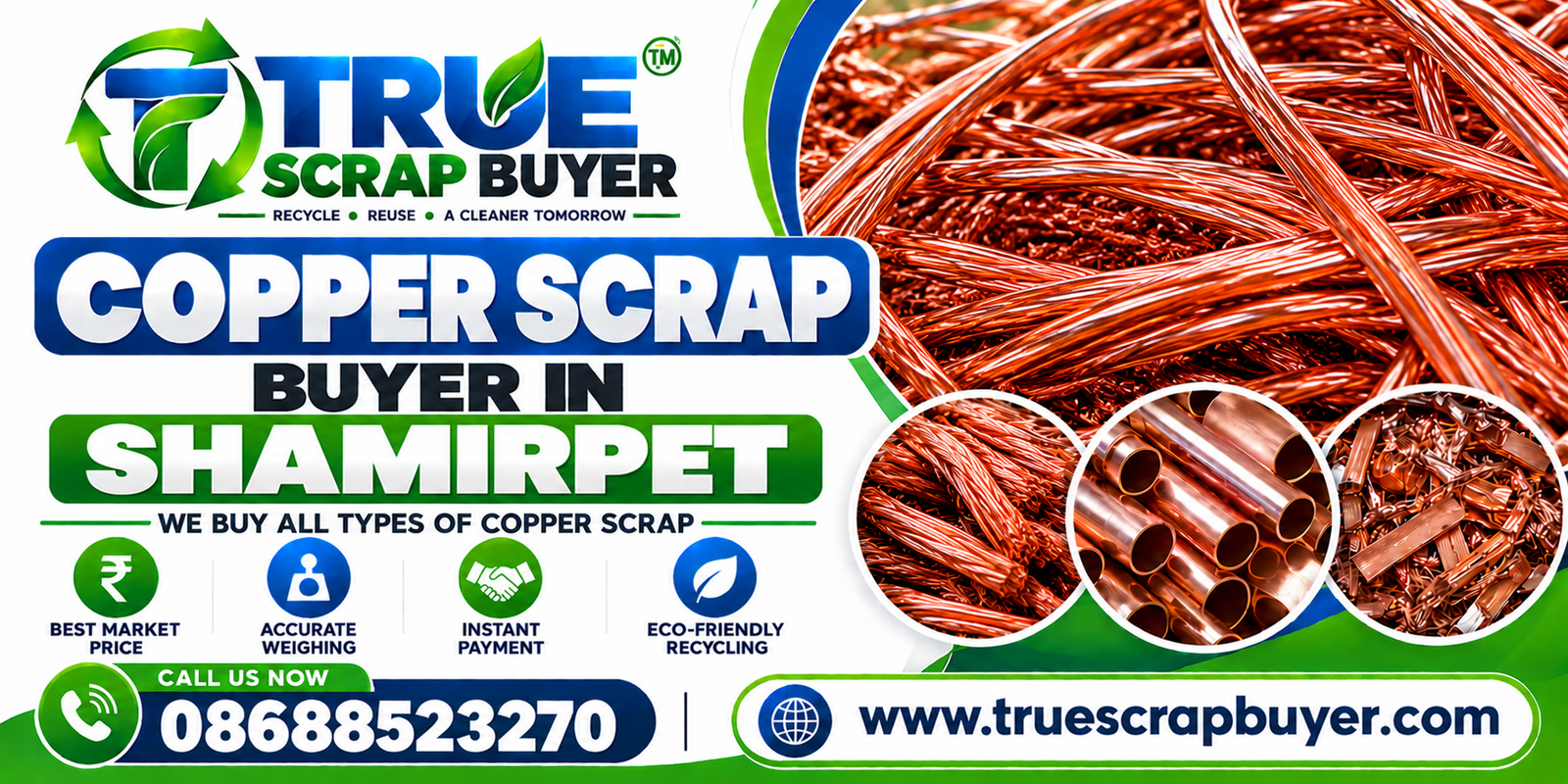 Copper Scrap Buyer in Shamirpet