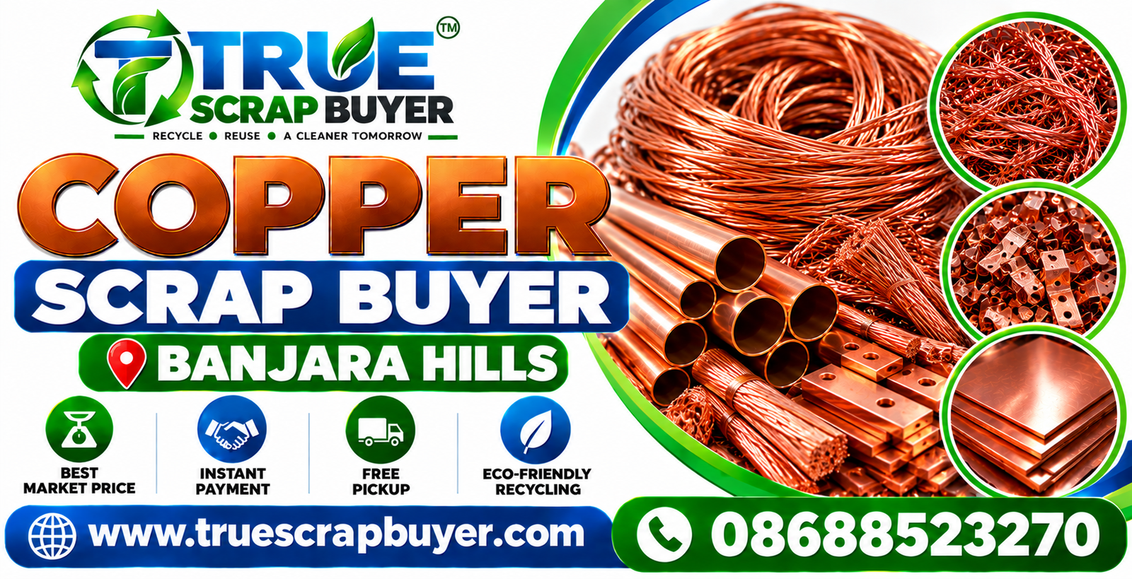 Copper Scrap Buyer in Banjara Hills
